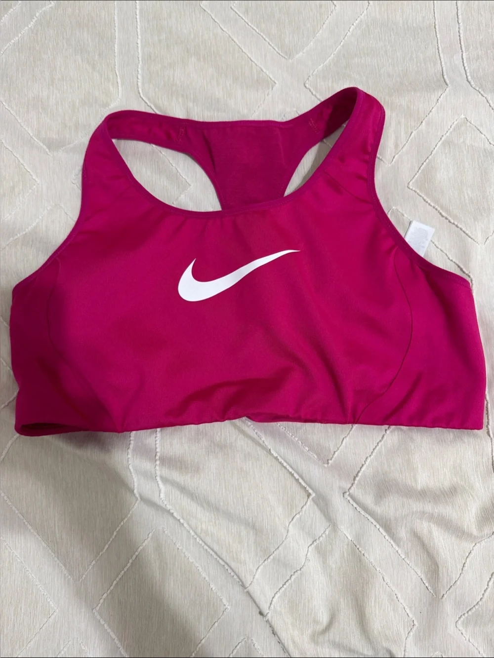 Nike Women's Fuchsia Racerback Swim Sports Top